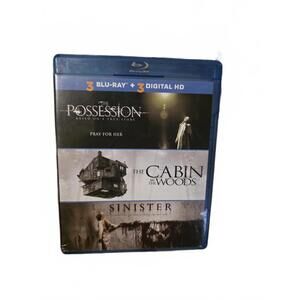 3 Movie Blu-ray Set: The Possession, The Cabin in the Woods, Sinister